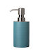 Ribbon Tabletop Ceramic Dispenser Turquoise