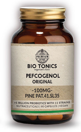 Bio Tonics Pefcogenol Original 100mg Ειδικό Συμπλήρωμα Διατροφής 90 φυτικές κάψουλες