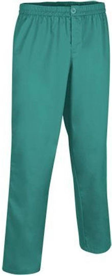 Valento Pixel Unisex Pantaloni medicali Verde din Bumbac și Poliester