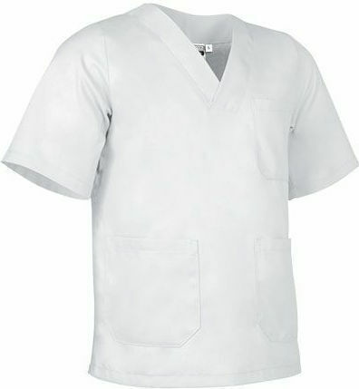 Valento Link Unisex Ιατρική Μπλούζα Λευκή