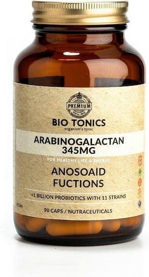 Bio Tonics Arabinogalactan 345mg Immune System Boost Supplement 90 veg. caps