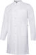 Velilla Fit Men's White Medical Dressing Gown Cotton and Polyester
