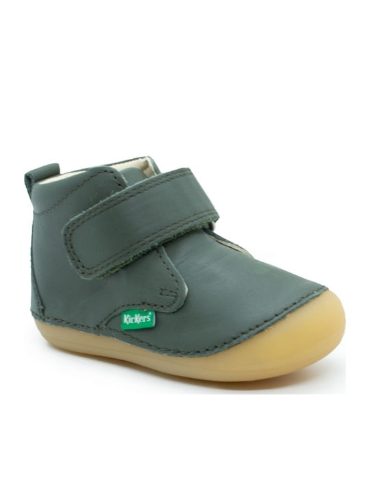 Kickers Sabio Δερμάτινα Παιδικά Μποτάκια με Σκρ...