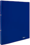 Metron Clipboard with 2 Rings for Paper A4 Blue 1pcs