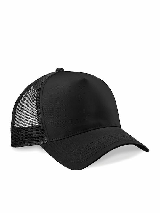 Beechfield B640 Jockey με Δίχτυ Black/Black