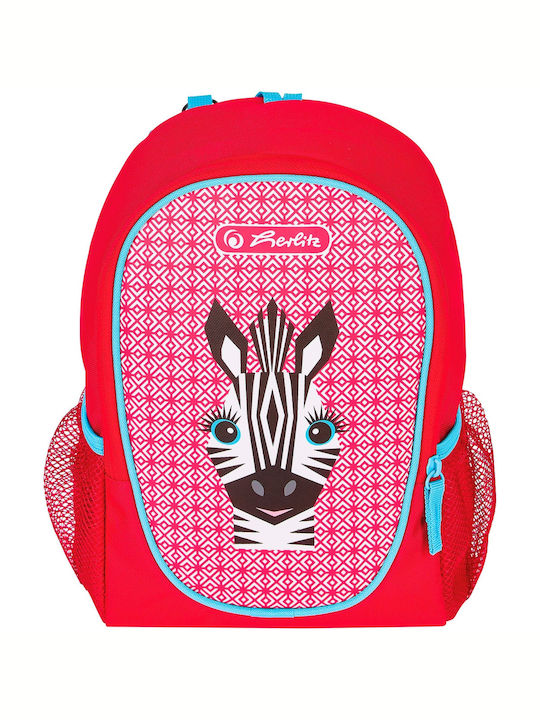 Herlitz School Bag Backpack Elementary, Elementary in Red color