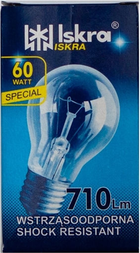 Iskra Λάμπα Ειδικού Τύπου 60W για Ντουί E27