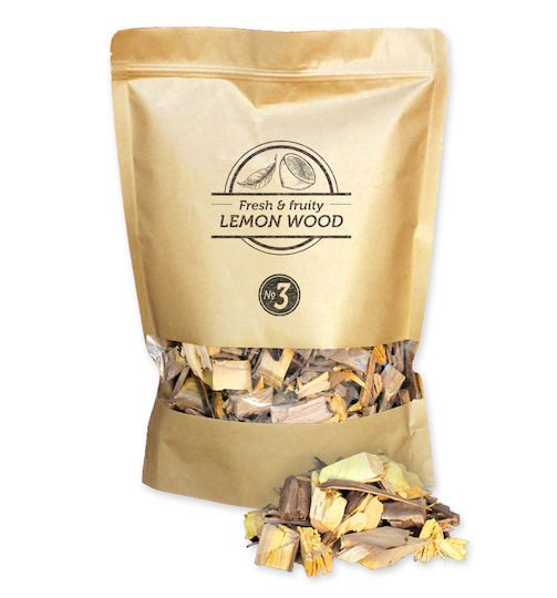 Smokey Olive Wood Lemon BBQ Smoking Chunks 1.7lt 1pcs