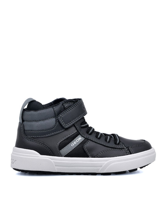 Geox Παιδικά Sneakers High Ανατομικά Γκρι