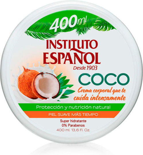 Instituto Espanol Super Hydratant Ενυδατικό Butter Σώματος με Άρωμα Καρύδα για Όλες τις Επιδερμίδες 400ml