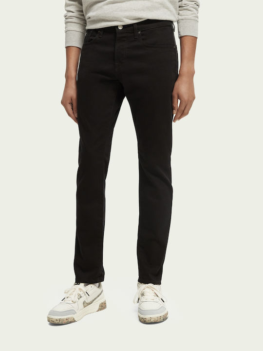 Ralston Ανδρικό Παντελόνι Τζιν με Slim Εφαρμογή Stay Black
