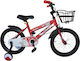 ForAll Jimix God War 18" Kids Bicycle BMX Red