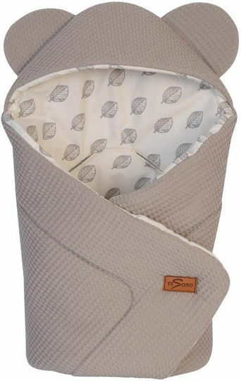 Tesoro (Baby) Bettdecke Kinderwagen Beige Waffle