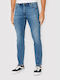 Larston Men's Jeans Pants with Slim Tapered Fit Blue