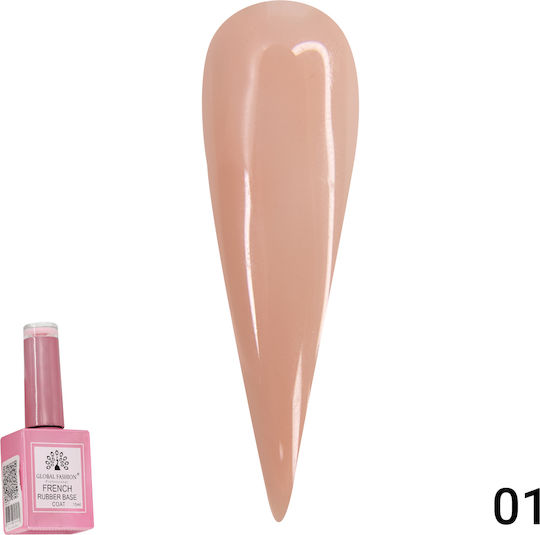 Global Fashion Grundierung für Gel-Nagellacke Gummi 15ml French 08