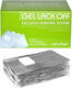 Nail Paper Aluminum Gel Removal Wraps with Cuts 100pcs