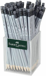 Faber-Castell Grip 2001 Σετ 72 Μολύβια HB με Γόμα Γκρι