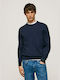 Pepe Jeans Herren Langarm-Pullover Marineblau