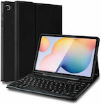 Tech-Protect Smartcase Plus Flip Cover Δερματίνης με Πληκτρολόγιο Μαύρο (Galaxy Tab S6 Lite 10.4)