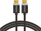 Savio Kabel DisplayPort-Stecker - DisplayPort-Stecker 1m Schwarz (CL-165)