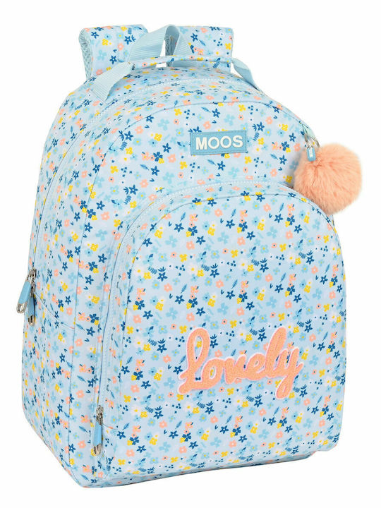 Moos Lovely Bag Backpack Light Blue 15Liters Moos Lovely Bag Backpack Light Blue 15Liters