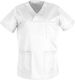 Fabrik 10041 Unisex White Medical Blouse Cotton...