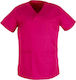 Fabrik 10041 Unisex Fuchsia Medical Blouse Cott...