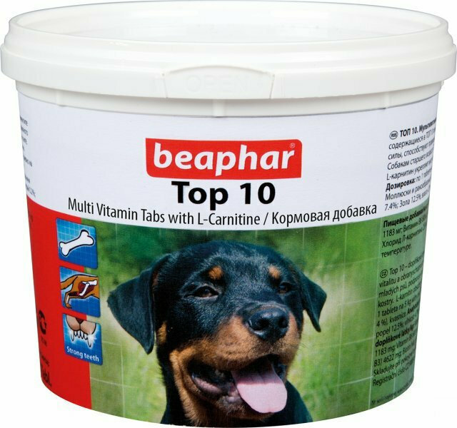 Beaphar Top 10 Πολυβιταμίνες Σκύλου 750 tabs | Skroutz.gr