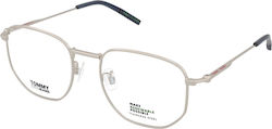 Tommy Hilfiger Prescription Eyeglass Frames Silver TJ0076 010