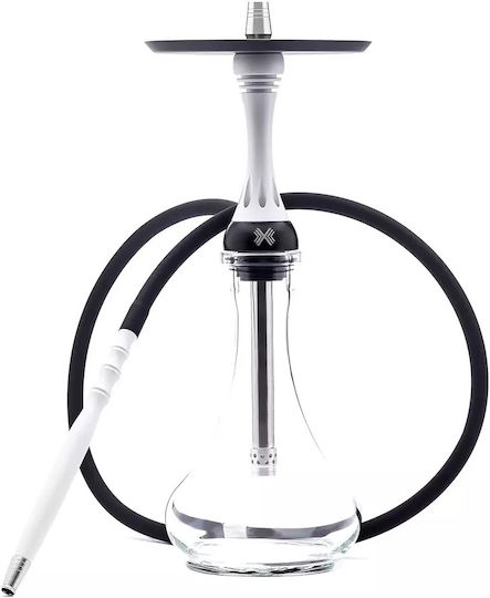 Hookah Ναργιλές Model X Μονός Snow White 42cm