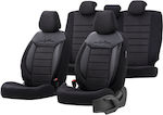 Otom Leatherette Covers Set 11pcs Comfortline Design Black