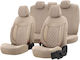 Otom Car Seat Cover Set 11pcs Leatherette Comfortline VIP Design Beige