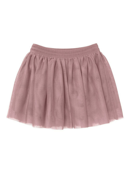 Kinder Tutu Rock aus Tüll Einfarbig Rosa