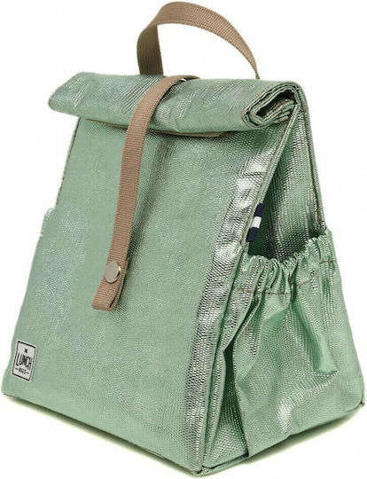 The Lunch Bags School Insulated Hand Lunch Bag 5lt Green 21 x 16 x 24cm