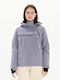 Emerson Women's Short Sports Jacket for Winter with Hood Violet