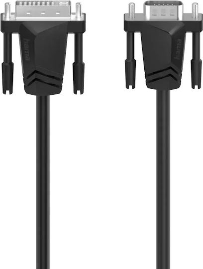 HAMA Kabel DVI-I-Stecker - VGA-Stecker 1.5m Schwarz (00200714)