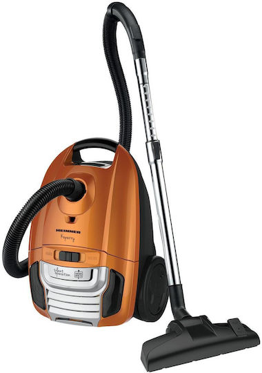Heinner HVC-MS700KP Ηλεκτρική Σκούπα 700W με Σακούλα 3lt Καφέ