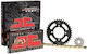 JT Sprockets Chain & Sprocket Kit (14-40-428) for Yamaha Crypton S 115