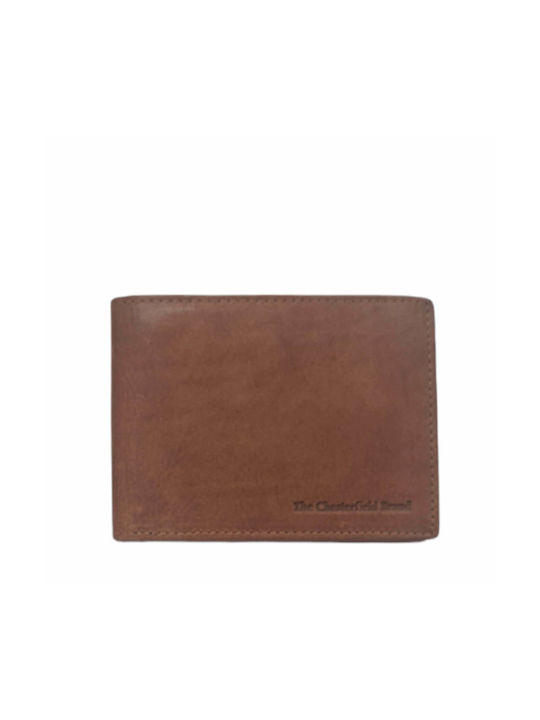 The Chesterfield Brand Men's Leather Wallet Tabac Brown