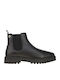 Leder Schwarz Chelsea Stiefeletten