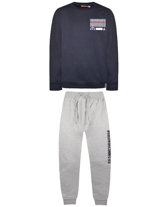 Energiers Kids Sweatpants Set Navy Blue 2pcs