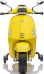 Παιδική Μηχανή Licensed Vespa Piaggio Ηλεκτροκίνητη 12 Volt Κίτρινη