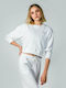 GSA Women's Cropped Sweatshirt White