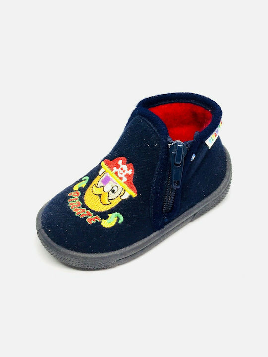 Children's Anatomical Slippers Anatomical Boots for Boy titanitos-855-036-blue