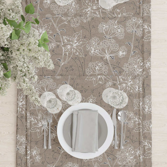 Borea Покривка за маса Dandelion Бежов 140x220бр