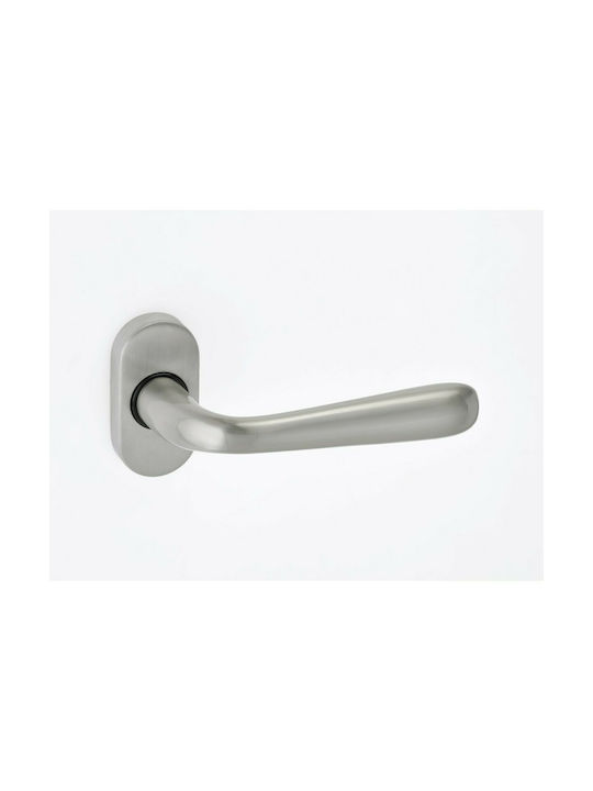 Aluminum & PVC Best 5S Nickel Matt Front Door Knob Right (Piece)