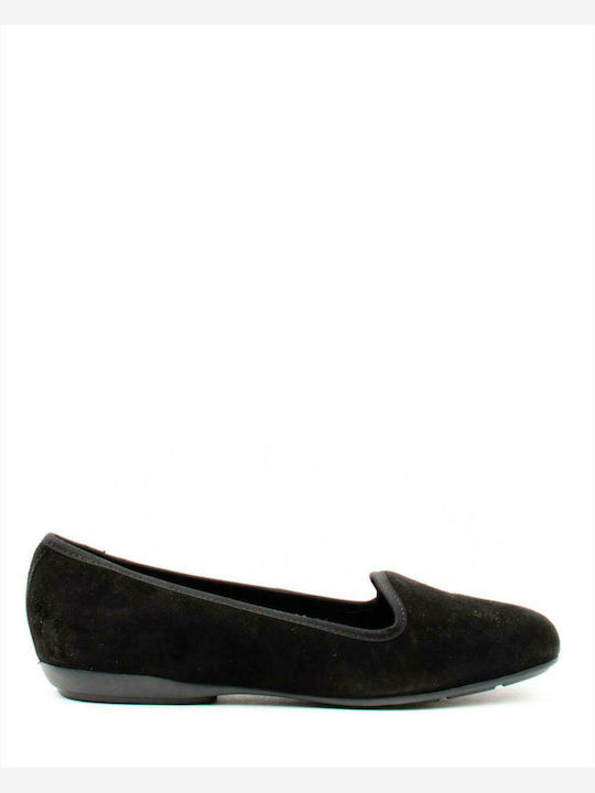 Geox Suede Ballerinas Annytah Black