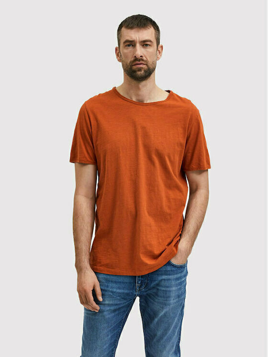 Selected Herren T-Shirt Kurzarm Bombay Brown