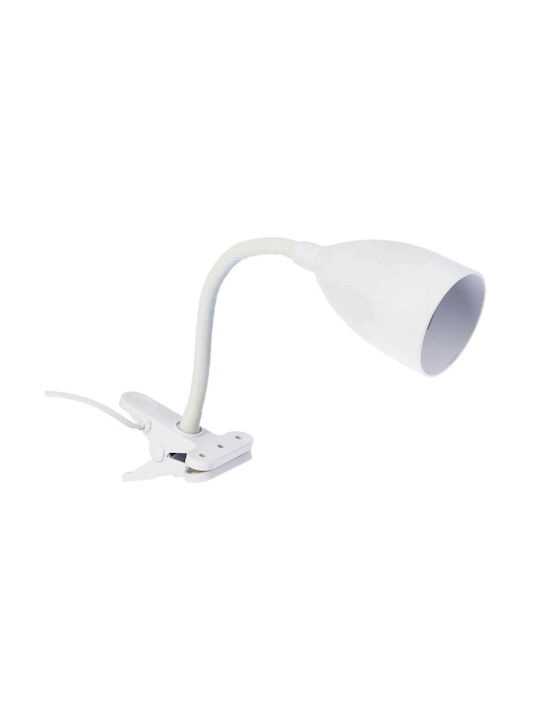 Kinder Schreibtischlampe Weiß 8x8x43εκ.
