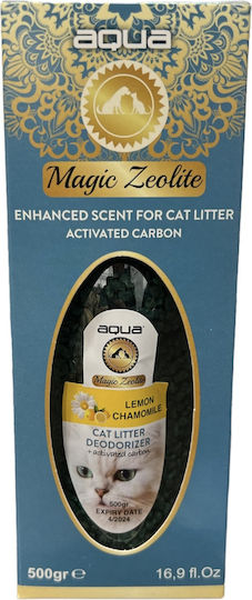 Aqua Pet Magic Zeolite Αρωματικό Τουαλέτας Γάτας Lemon Chamomile 1τμχ 500gr Lemon Chamomile